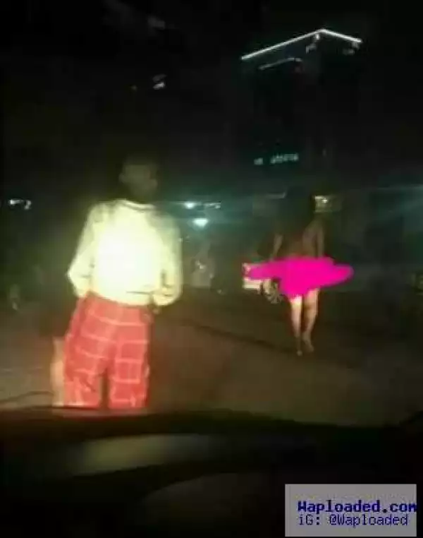 I Saw This Curvy Lady Cat-Walking Unclad In Lagos Last Night – Man Claims (Photo)